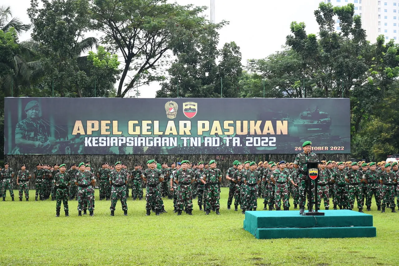 Pangdam I/BB Pimpin Apel Gelar Kesiapsiagaan TNI AD TA 2022