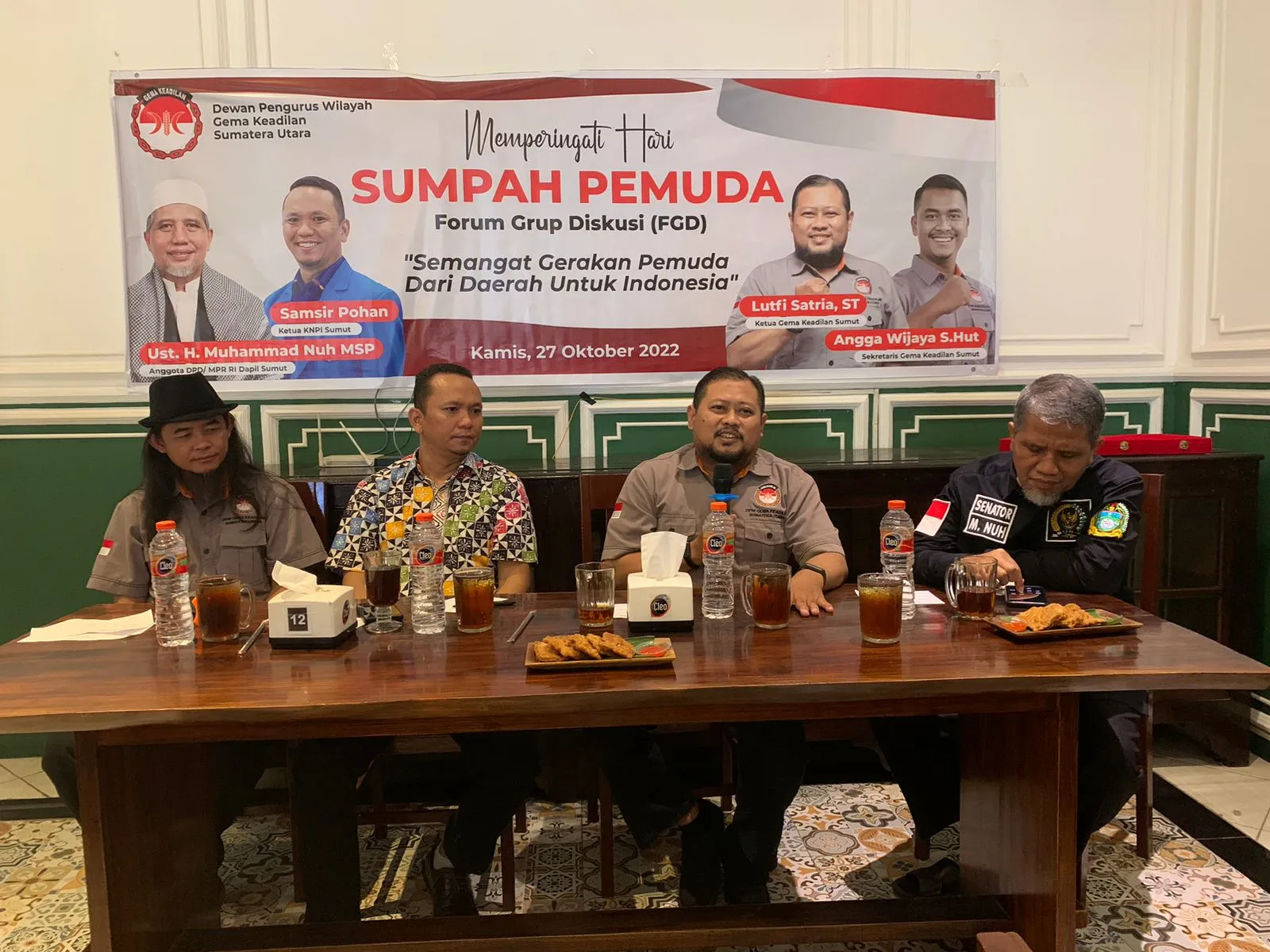 Semangat Sumpah Pemuda, GEMA Keadilan Sumut Siap Jadi Perekat Persatuan Bangsa
