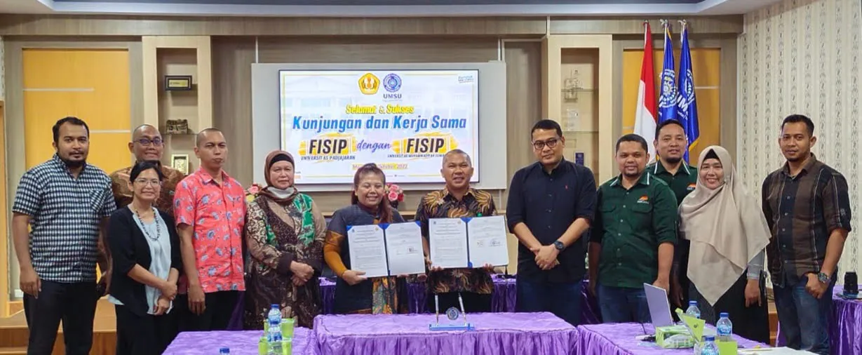 FISIP UMSU Dan UNPAD Sepakat Bangun Kolaborasi