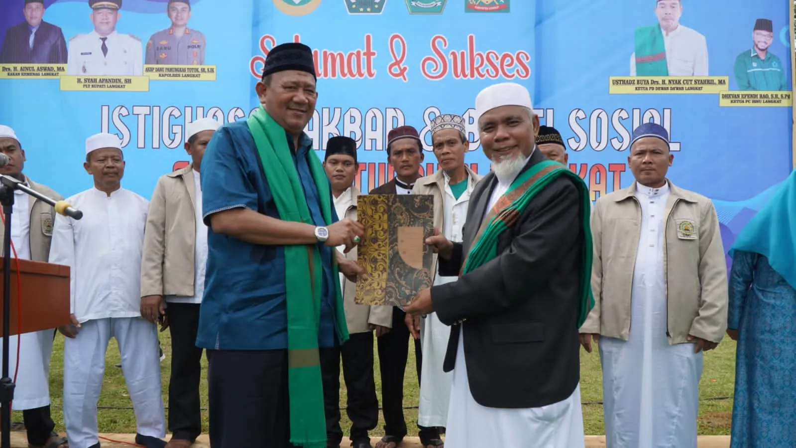 Hadiri Tabligh Akbar, Syah Afandin Didukung Ormas Islam Salapian Pimpinan Langkat Hingga 2024-2029