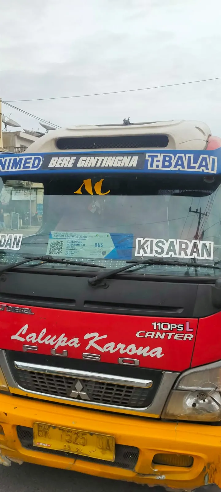 Saibun Terkapar Ditabrak Bus Almasar