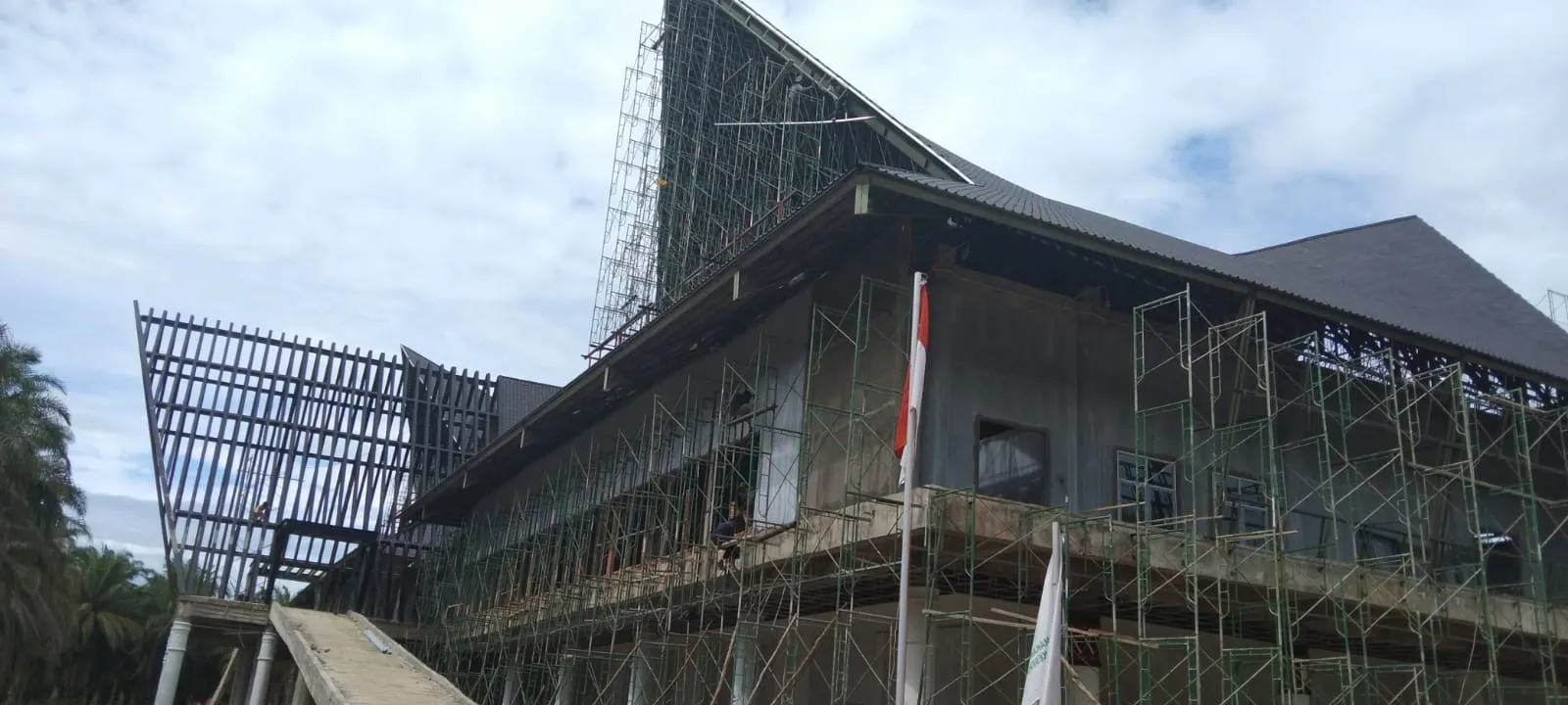 Progres Bangunan Kantor Bupati Palas Sudah 78 Persen, Zero Accident