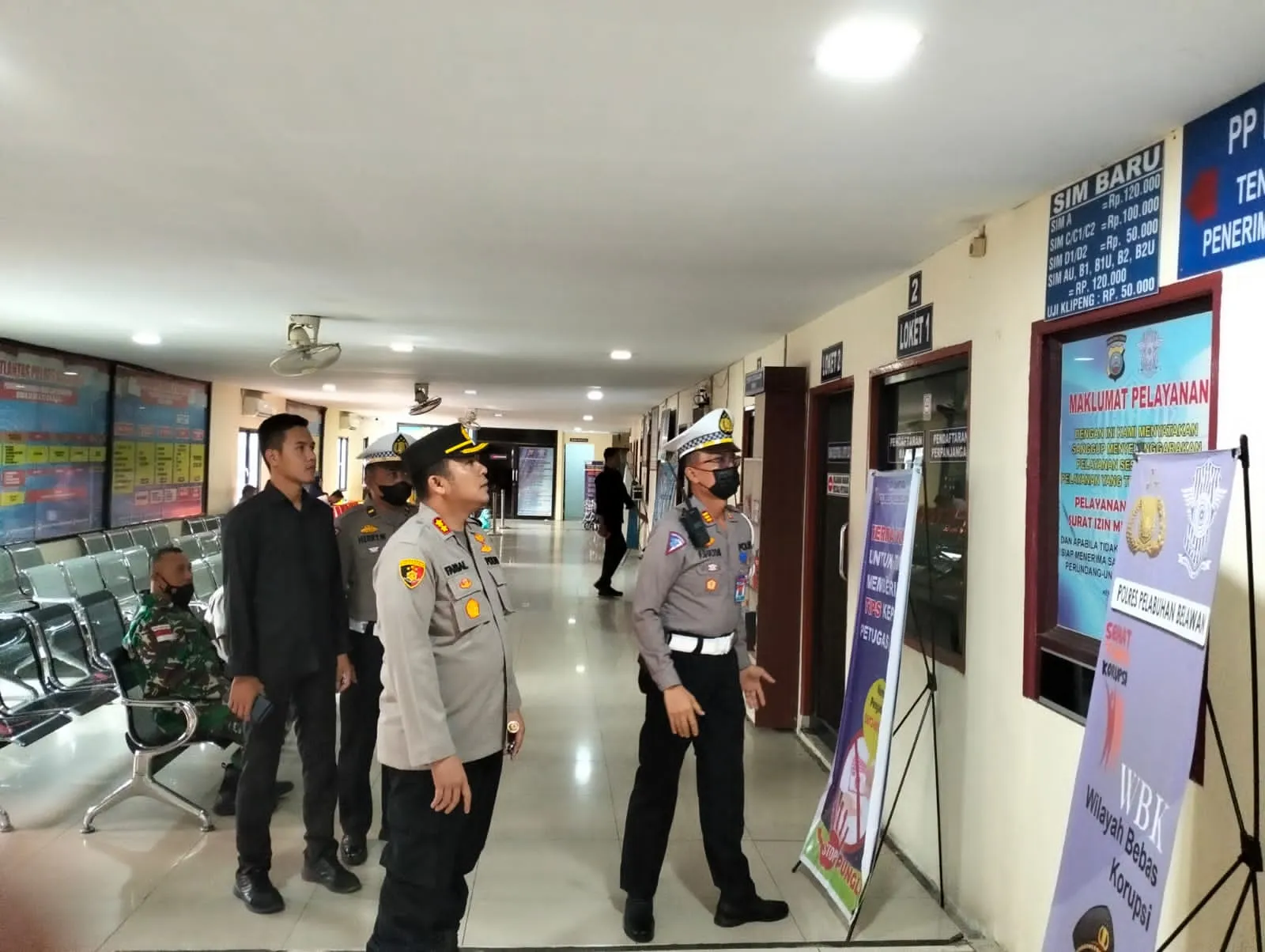 Tingkatkan Pelayanan Publik, Kapolres Pelabuhan Belawan Sidak Lokasi Pengurusan SIM Dan SKCK