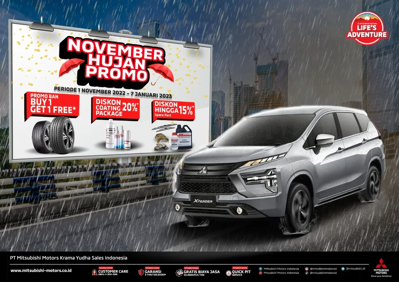 “Rainy Campaign” Temani Perjalanan Konsumen Mitsubishi Motors Selama Musim Hujan