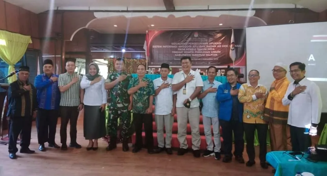 KPU Tapsel Gelar Sosialisasi SIAKBA<br>Perekrutan Penyelenggara Pemilu Secara Online