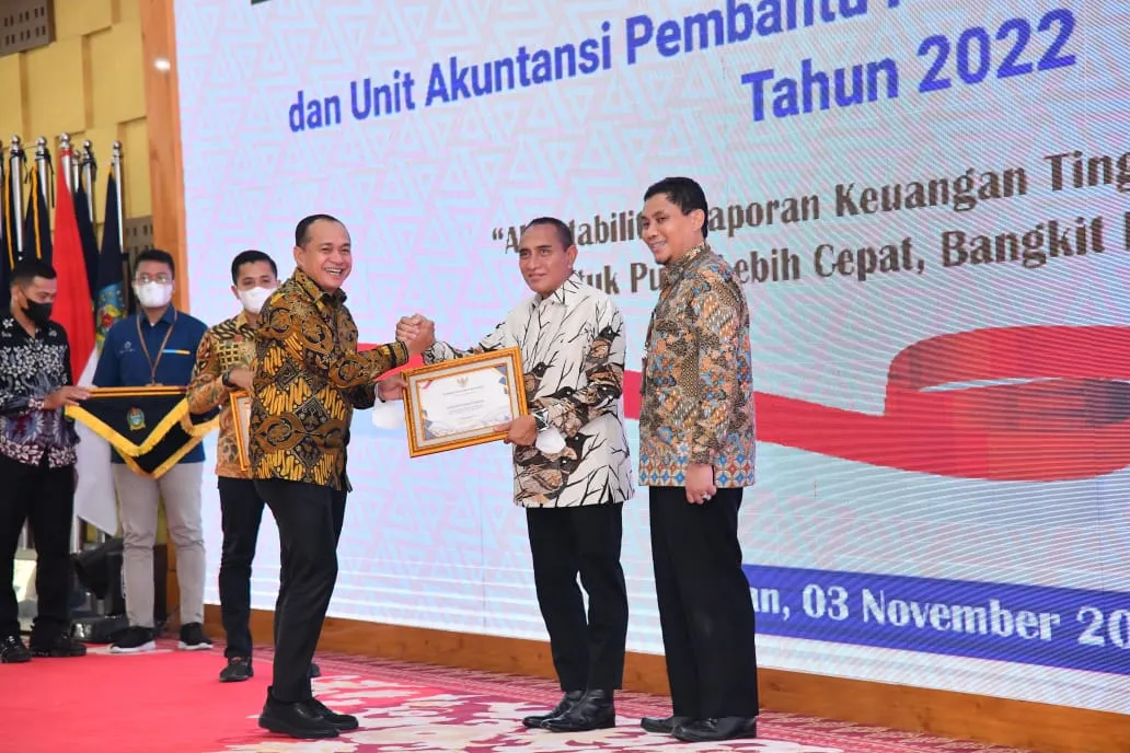 Batubara Empat Kali WTP, Bupati Zahir Terima Penghargaan Kemenkeu RI