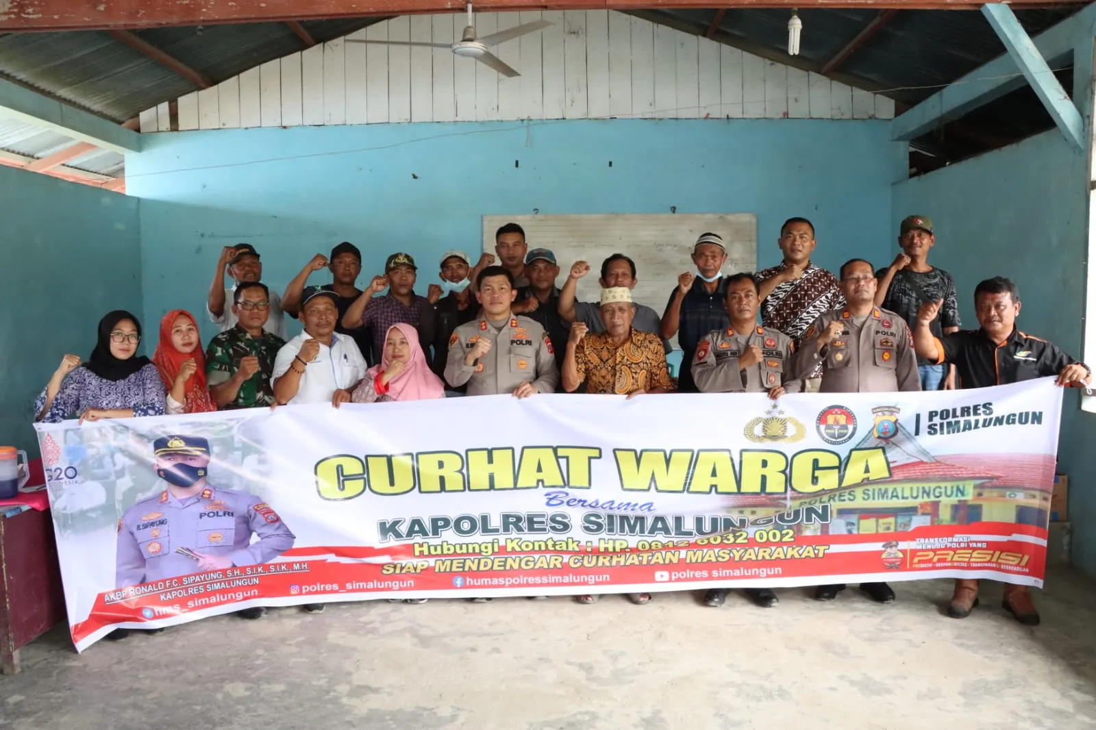 Berbagi Informasi, Kapolres Simalungun Dengarkan Curhat Masyarakat