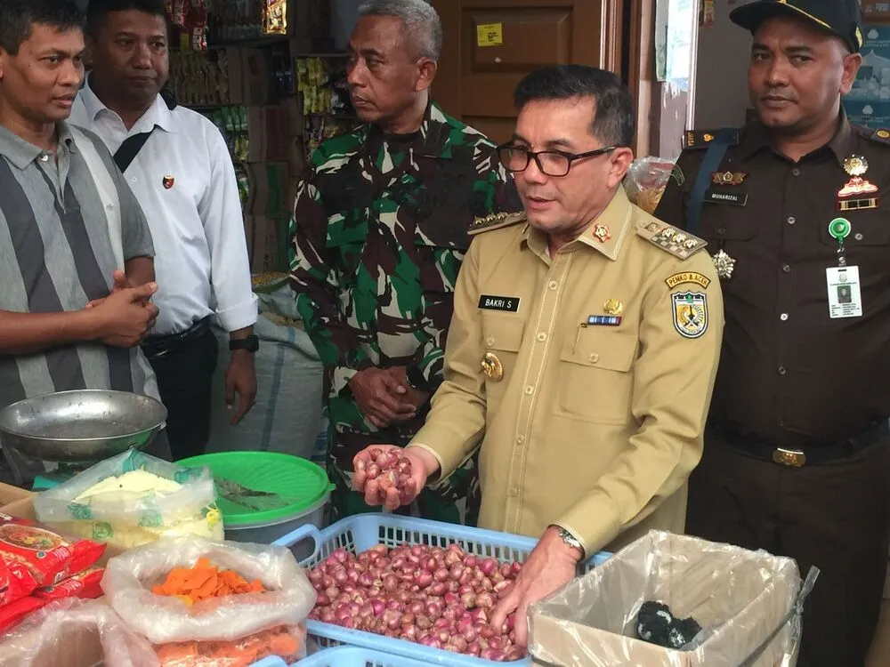 Bakri Siddiq Sidak Pasar Tradisional