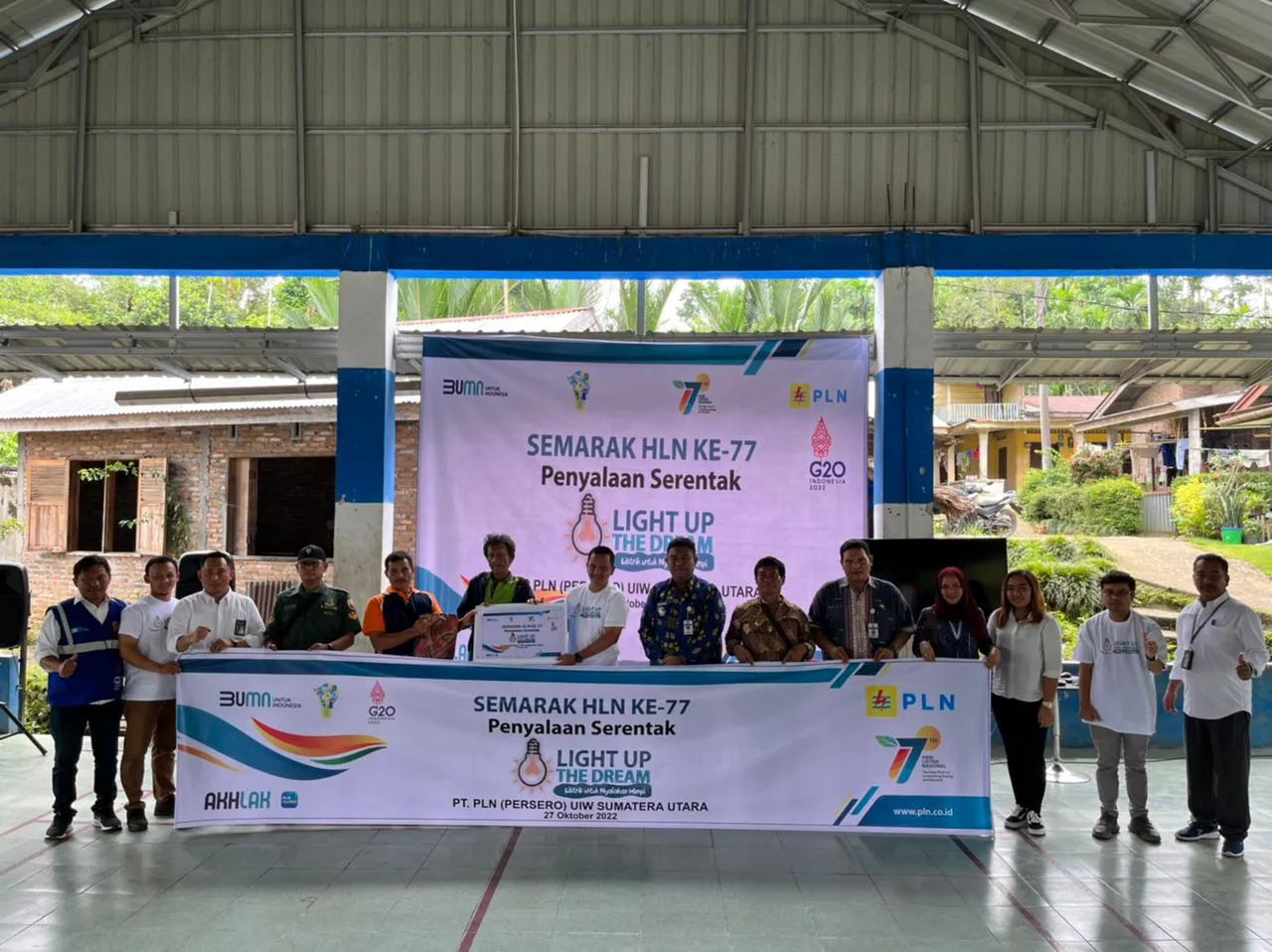 Light Up The Dream, PLN UP3 Bukit Barisan Jangkau Masyarakat Kurang Mampu