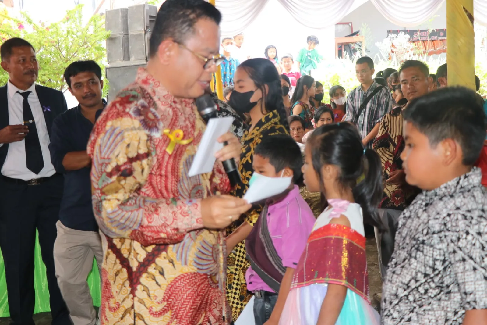 Bupati Toba Sosialisasikan F1H2O Pada Puncak HUT Ke-21 HKBP Resor Tampubolon