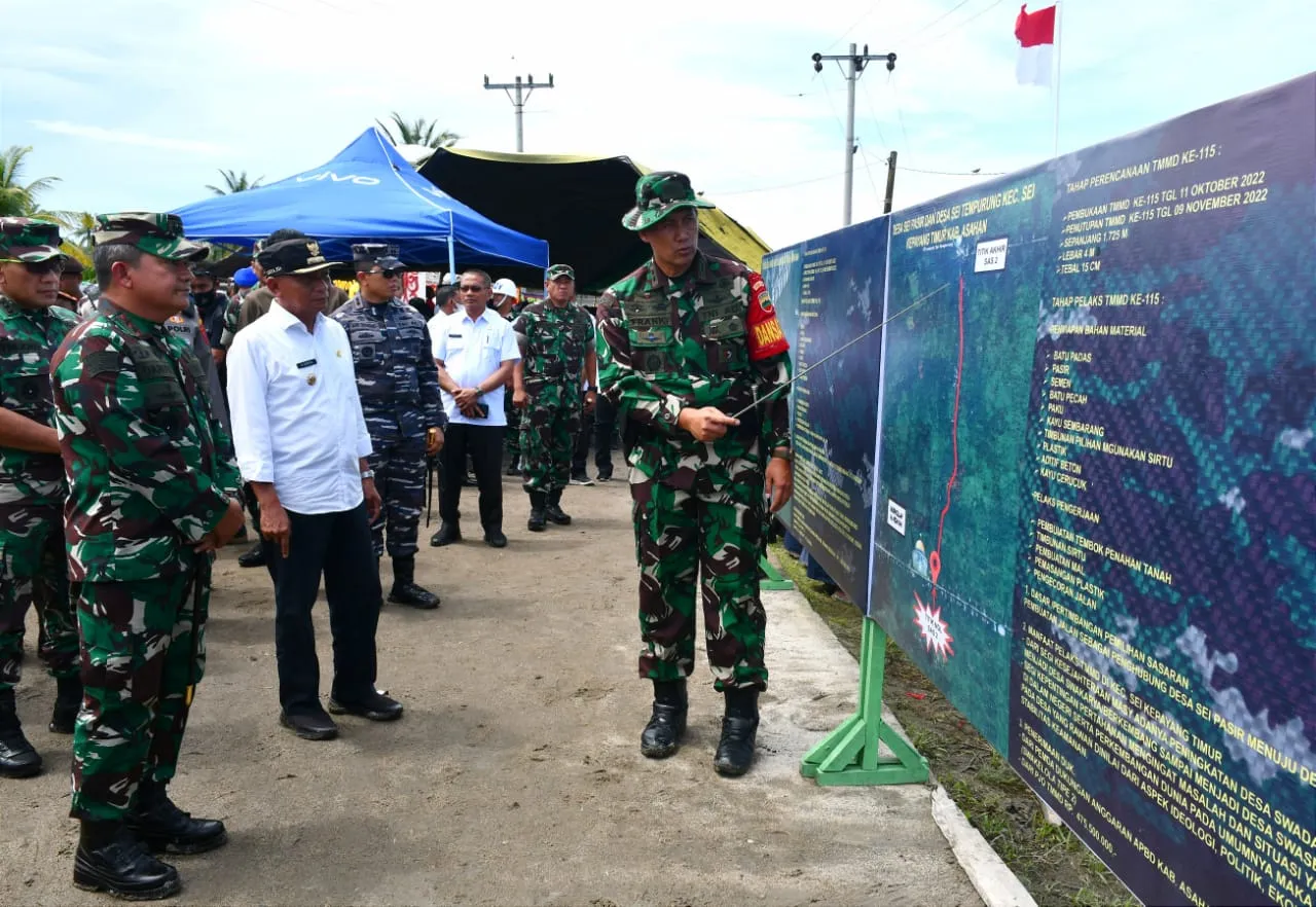 Pangdam Tutup TMMD Ke-115 Wilayah Kodam I/BB