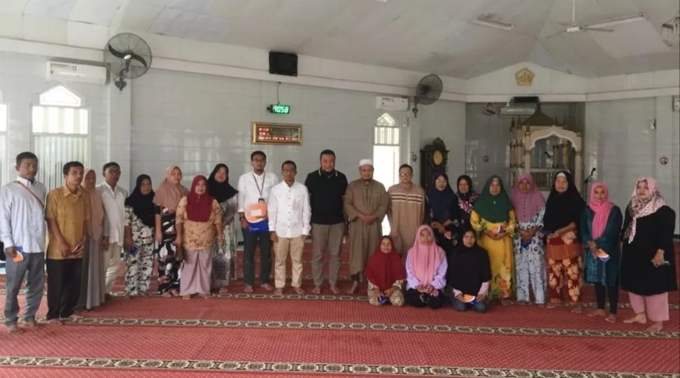 Bank Sumut Syariah Sidempuan Bantu Jamaah Masjid Rp1 Juta Per Orang