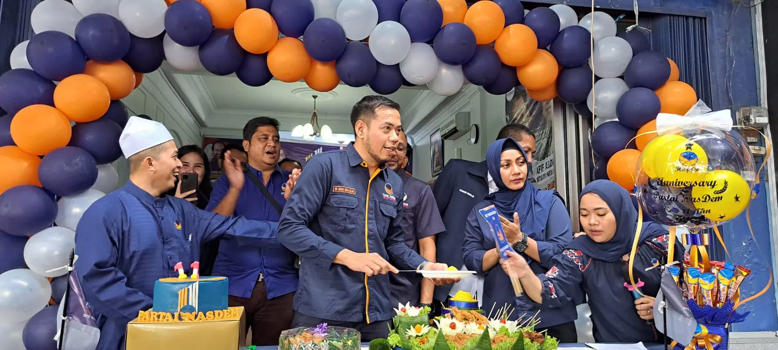 Rayakan HUT ke 11, DPD Nasdem Medan Santuni Anak Yatim dan Dhuafa