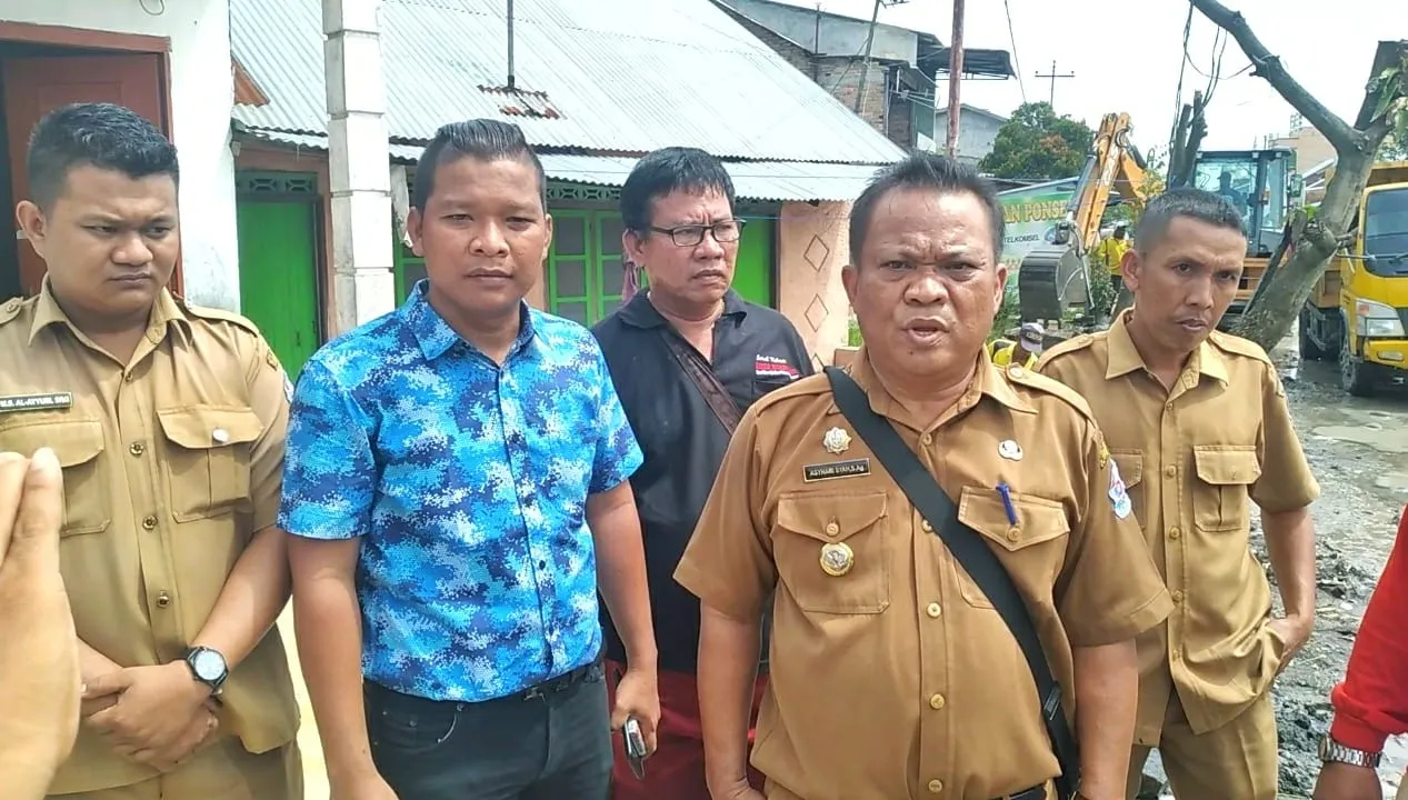 Bertahun Tersumbat, Normalisasi Parit Di Jalan Gereja Percut Diapresiasi Warga