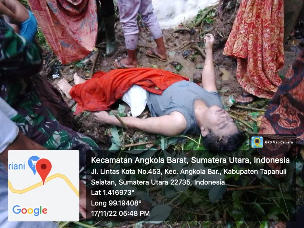 2 Tewas, Korban Longsor Di Sibangkua Tapsel
