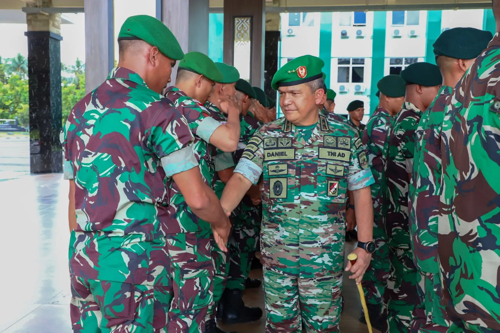 Pangdam I/BB Sambut Prajurit Usai Latma Dengan US Army Di Hawaii