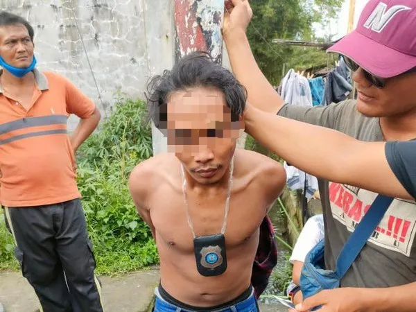 Pakai Lencana BNN, Pencuri Diamuk Warga Di Sei Semayang