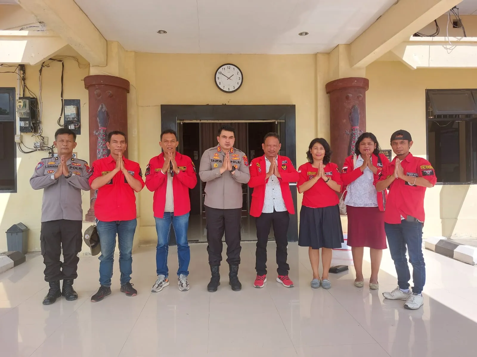 Kapolres Toba Terima Audiensi PBB Kabupaten Toba