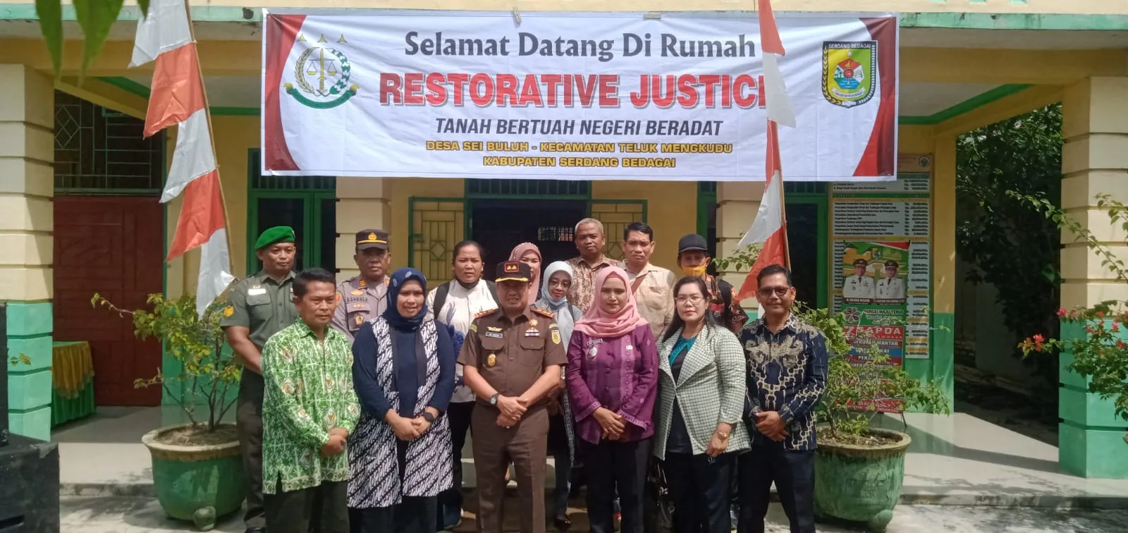 Kajari Sergai Resmikan 16 Rumah RJ