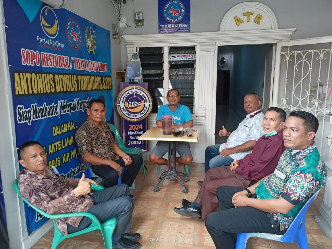 Sopo ATRestorasi Bersatu Terbentuk, Antonius Tumanggor Targetkan 25 DPD Segera Terbentuk Di Kab/Kota