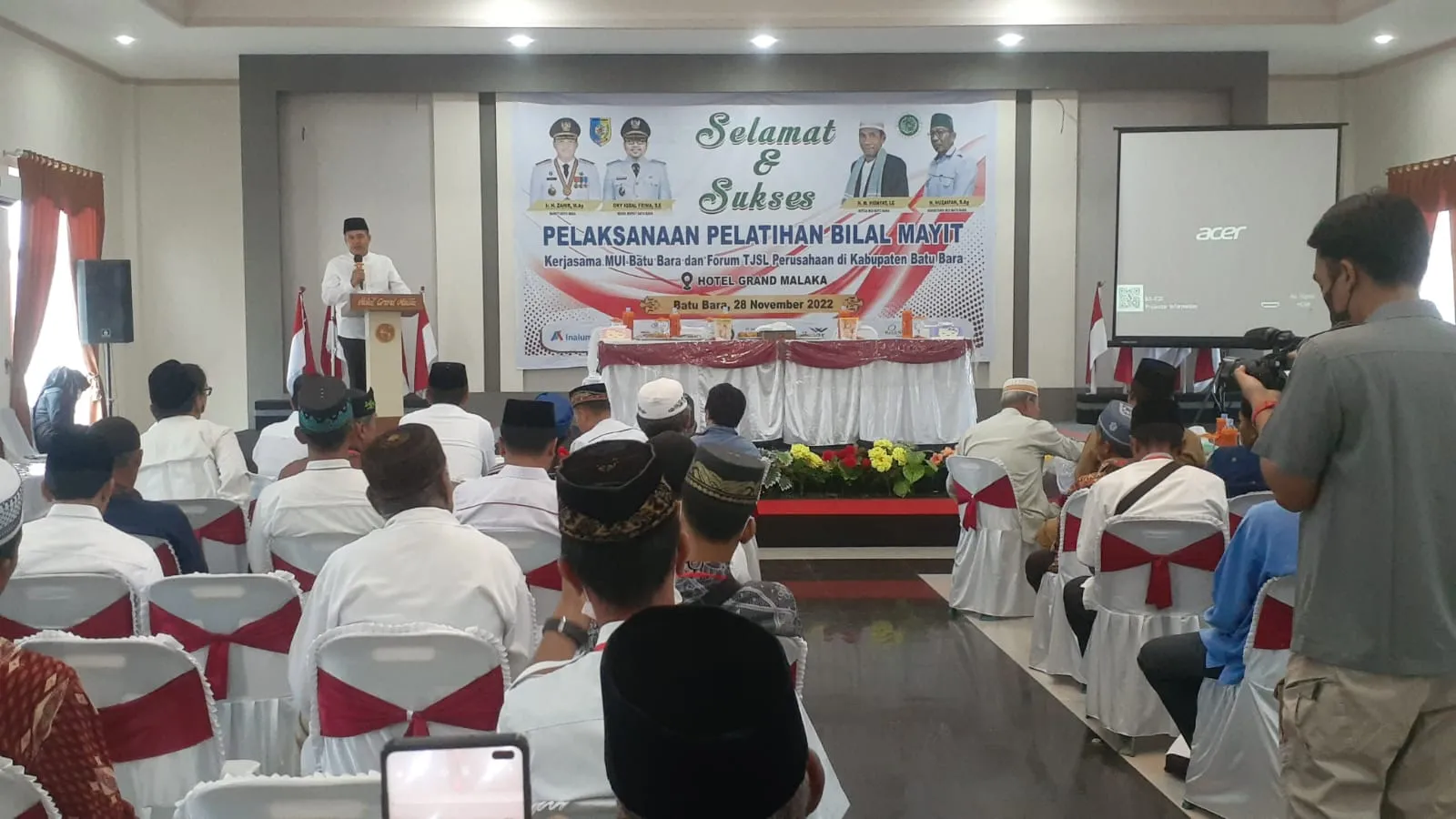 Laksanakan Pelatihan Bilal Mayit, Bupati Batubara Bahagia Visi Misinya Jalan