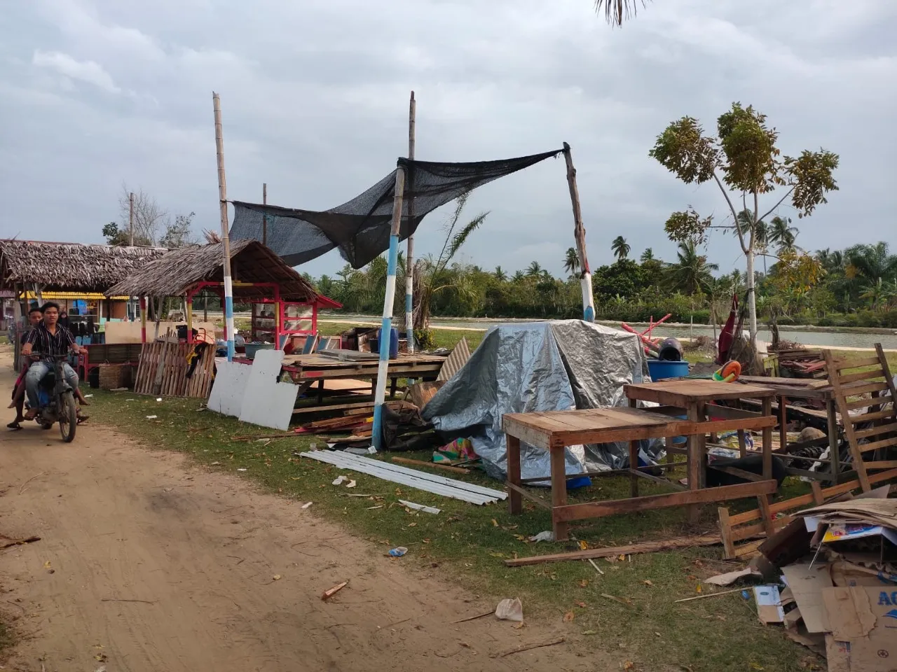 40 Pondok Rusak Dihantam Pasang Purnama Di Aceh Timur