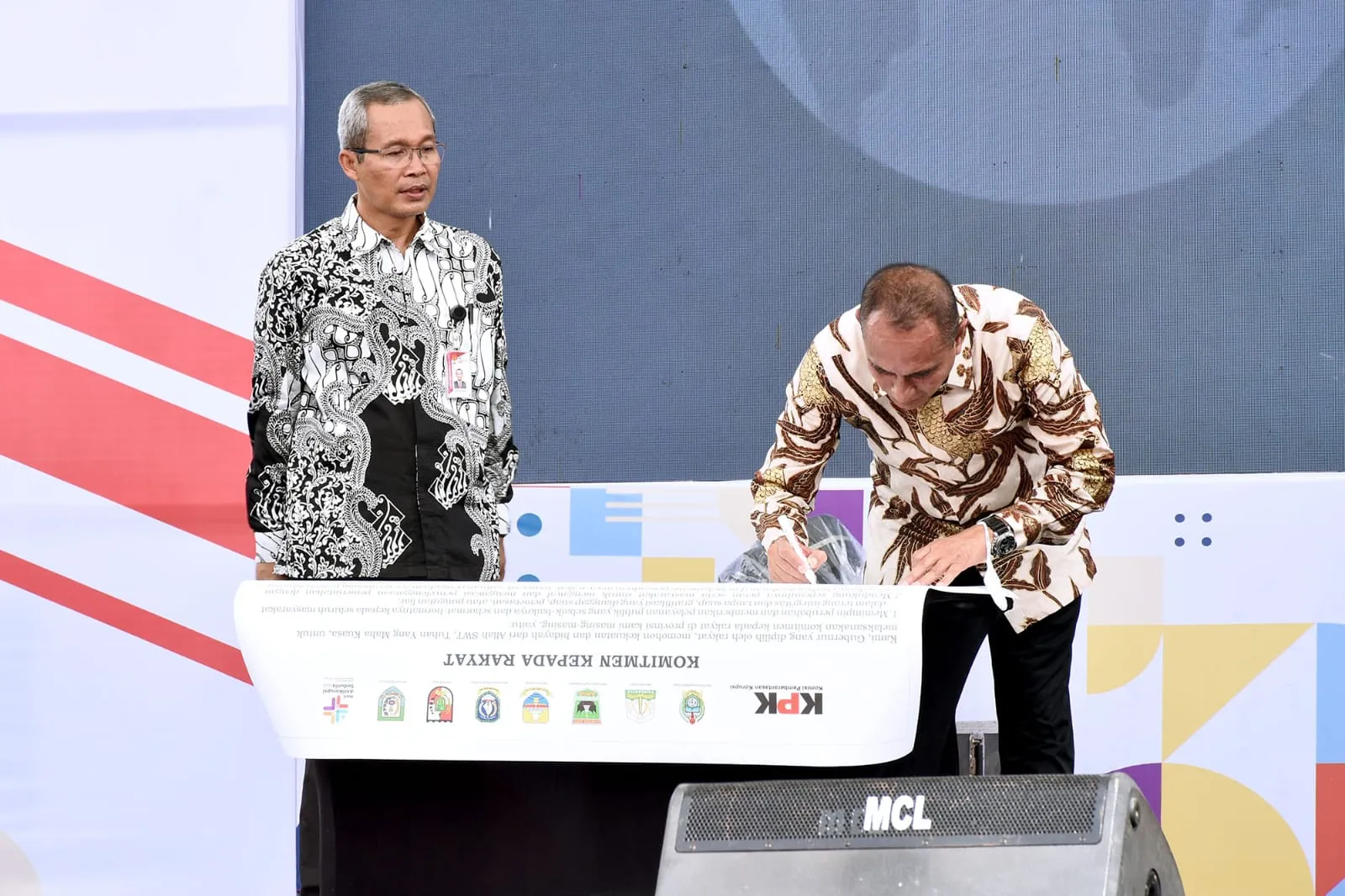 Gubsu Dan 6 Gubernur Tandatangani Komitmen Anti Korupsi