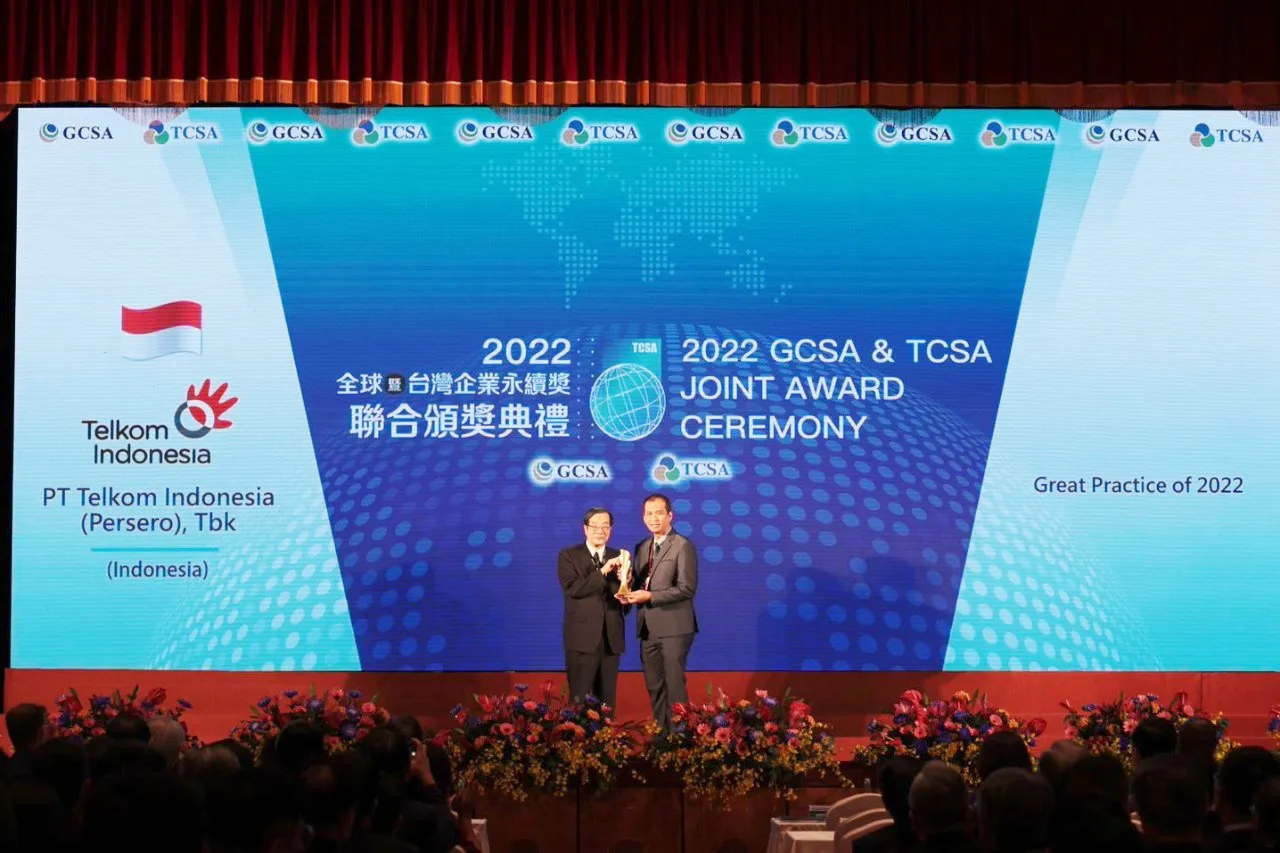 Telkom Sabet Gelar Global Best Practice-Sustainability Pada Ajang Penghargaan Internasional Global Corporate Sustainability Awards 2022 Di Taipei