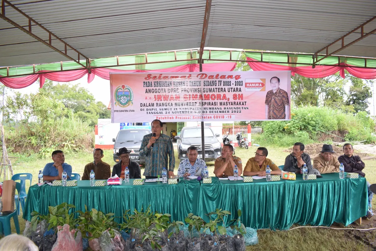 Dorong Pembangunan Di Sumut IX, Irwan Simamora Serap Aspirasi Masyarakat