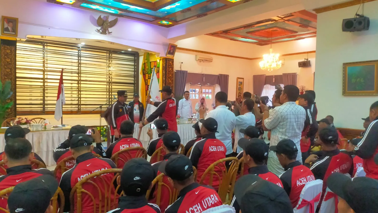 Pj Bupati Aceh Utara Lepas 117 Atlet Pora
