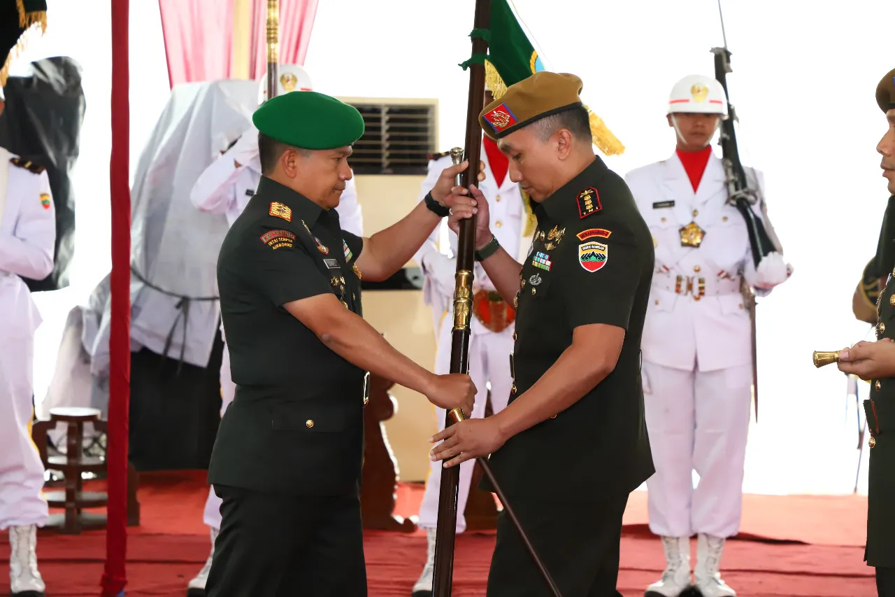 Pangdam I/BB Terima Kolonel Arh Aji Prasetyo Nugroho Sebagai Danmen Arhanud 2/SSM