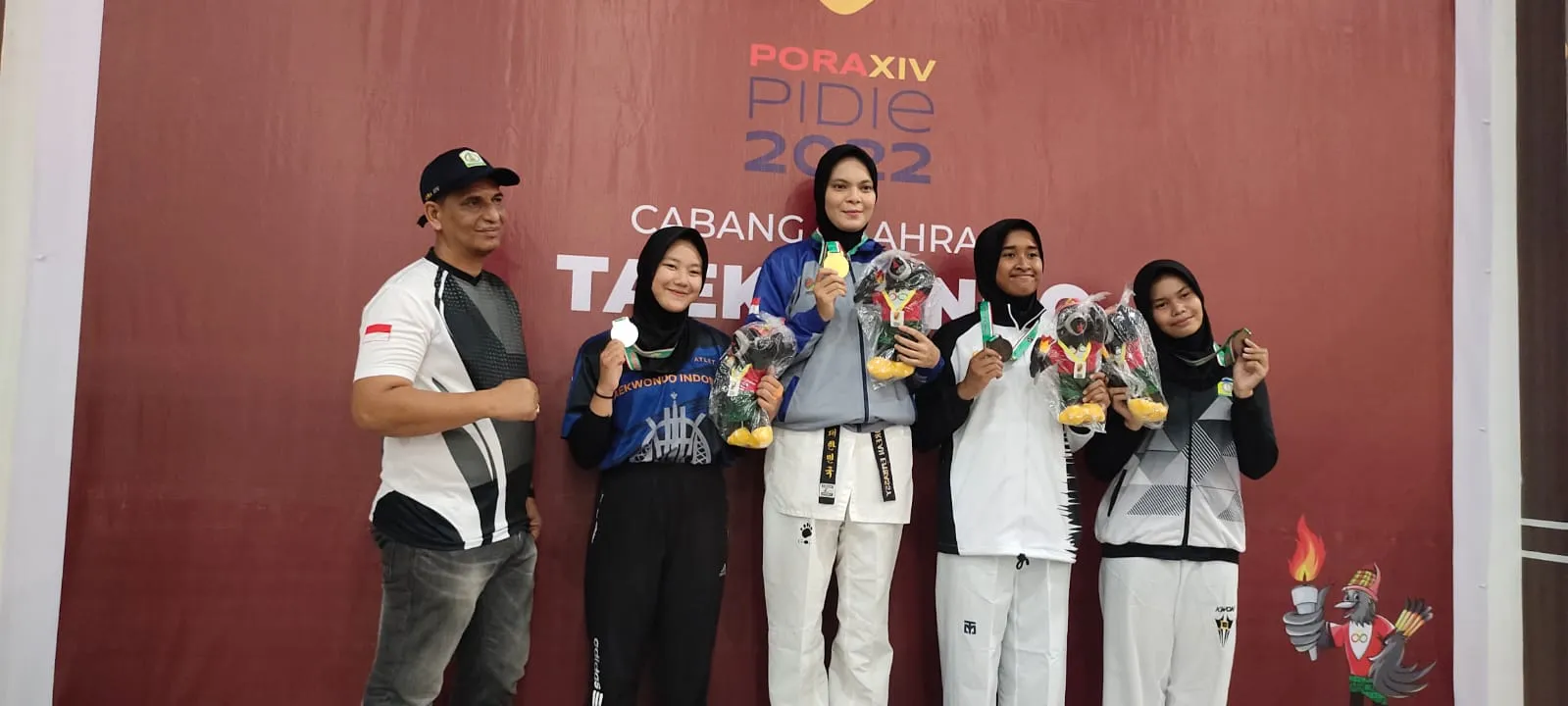 Atlet Taekwondo Aceh Tamiang Raih Medali Pora