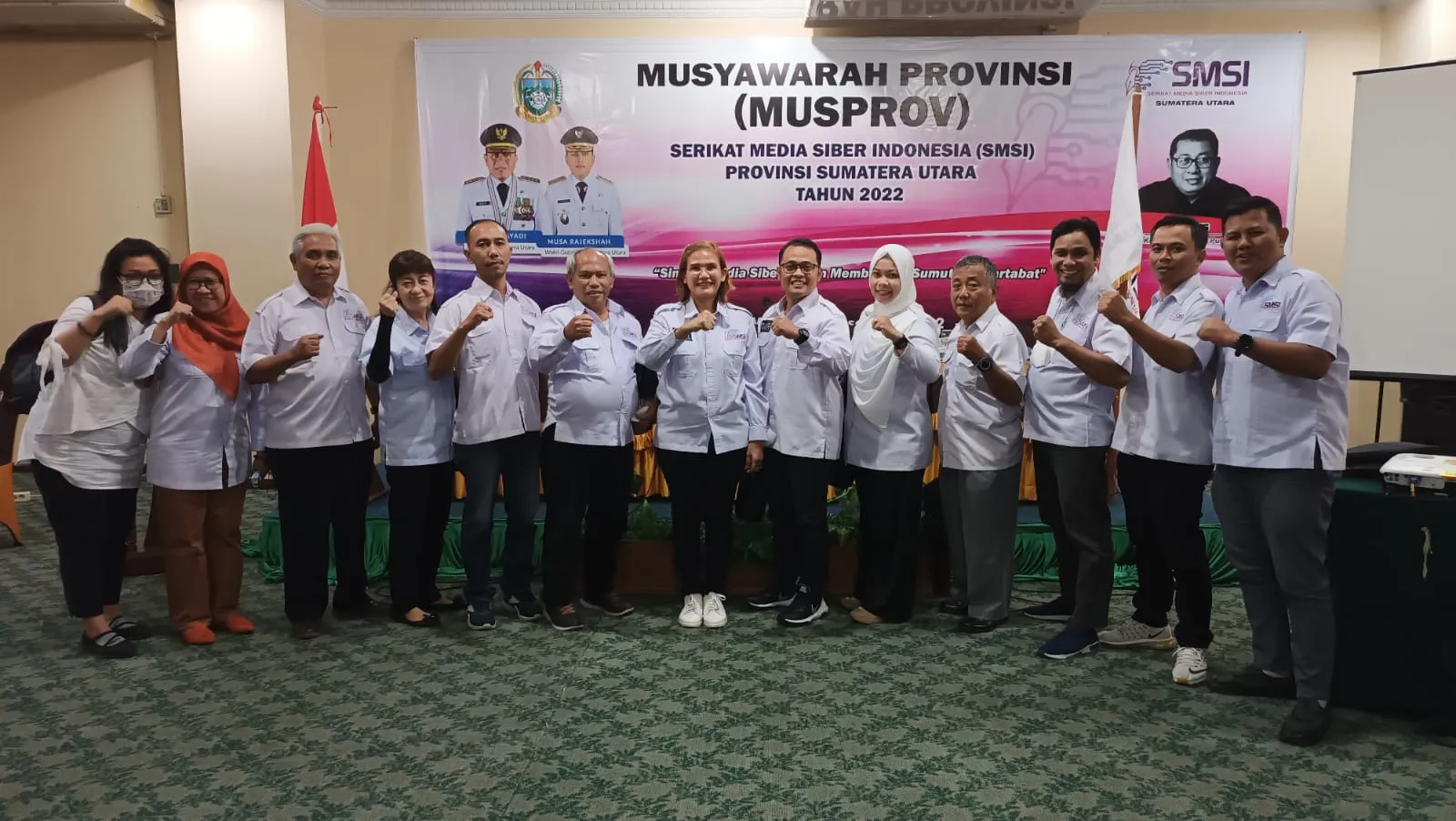 Erris Napitupulu Terpilih Aklamasi Jadi Ketua SMSI Sumut 2022-2027