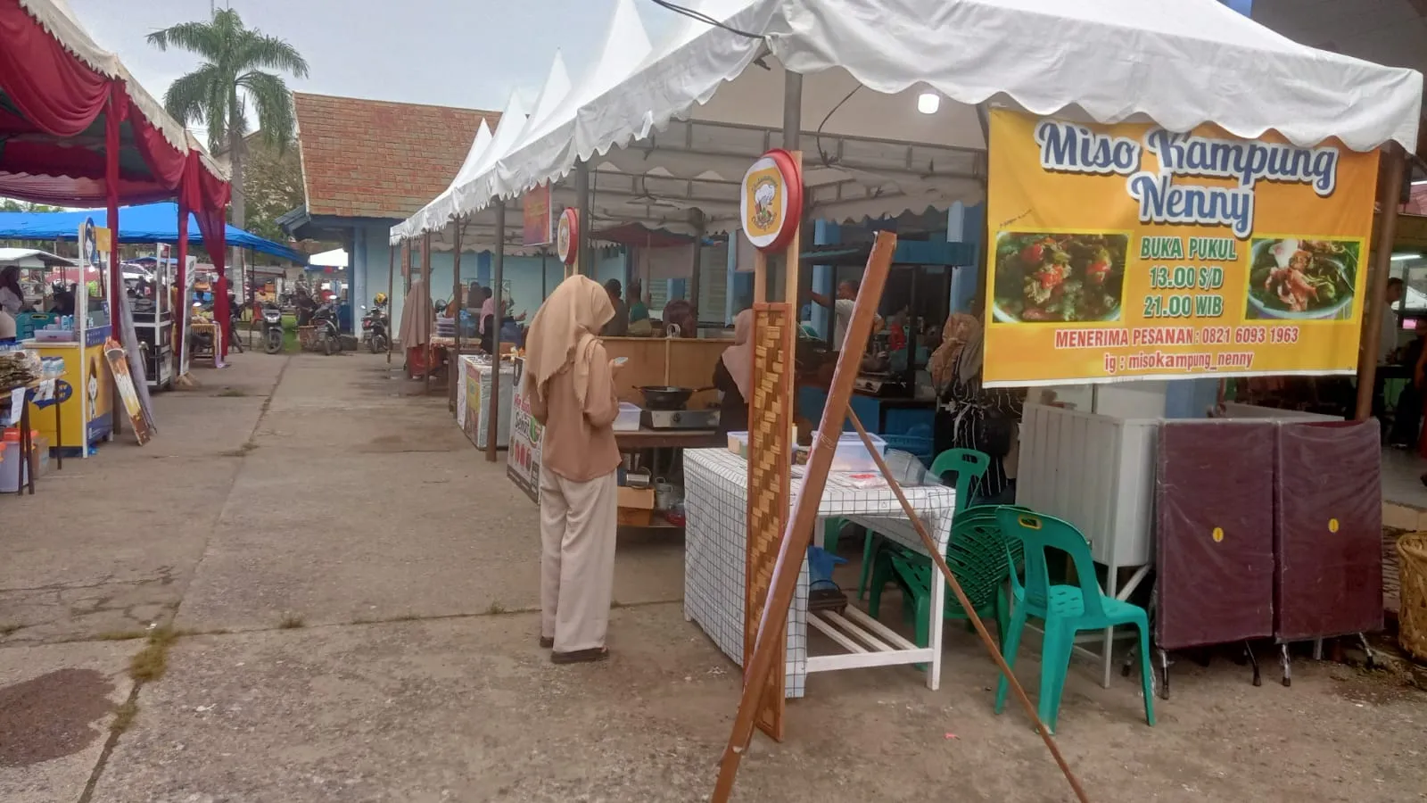 Mahalnya Lapak Tanpa Listrik, Pedagang Di Pameran Kuliner Lhokseumawe Kecewa