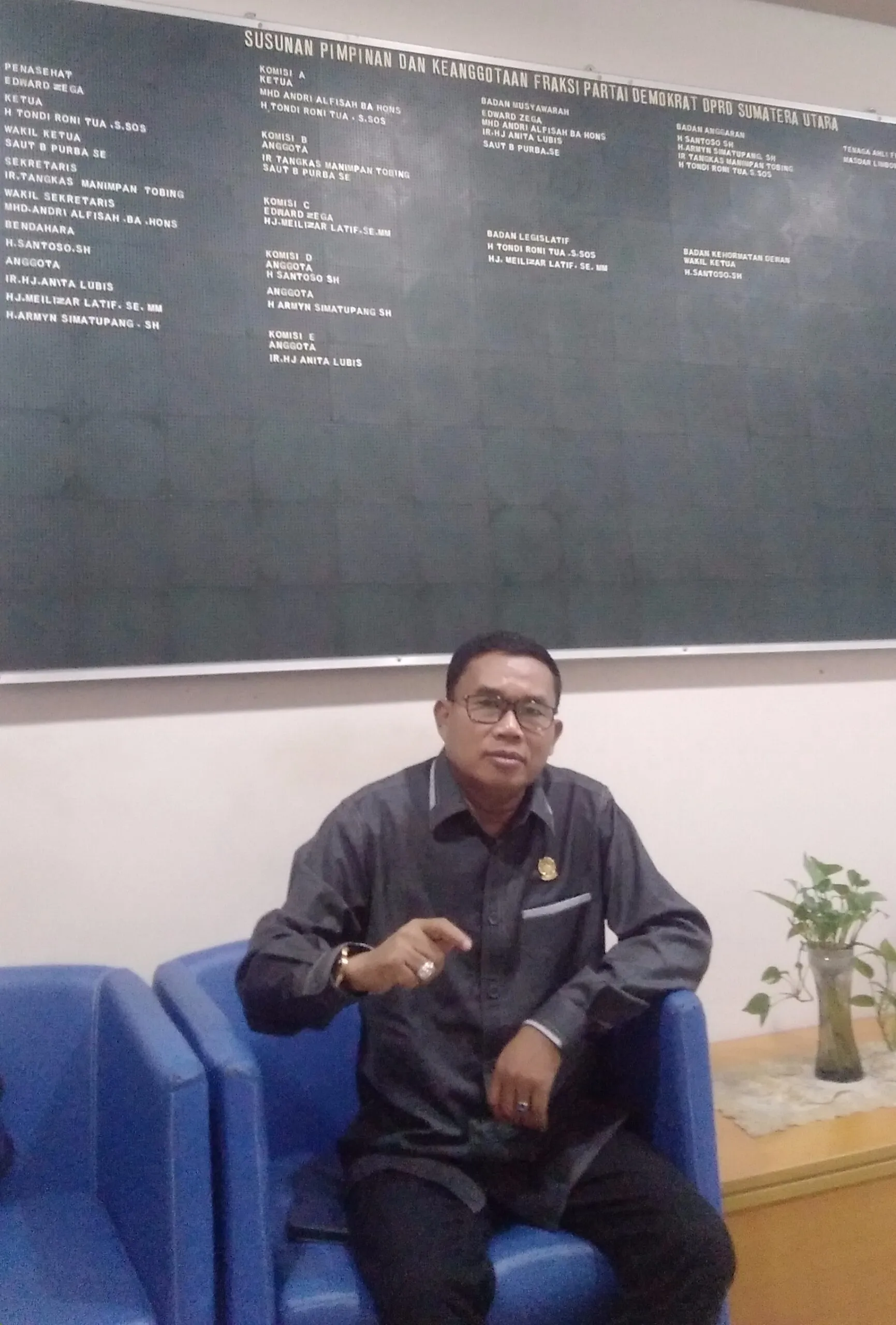 Anggota DPRD Sumut H Santoso SH, MHum Desak PT Waskita Percepat Rekondisi Jalan Ruas Pasar XI-Silo Bonto-Pematang Sei Baru Asahan