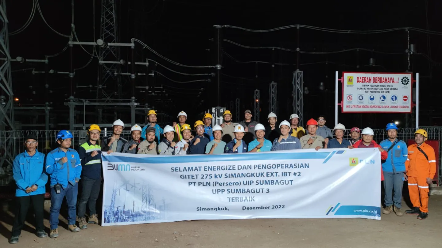 PLN Selesaikan Pembangunan Extension IBT#2 GITET 275 kV/150 kV Simangkuk