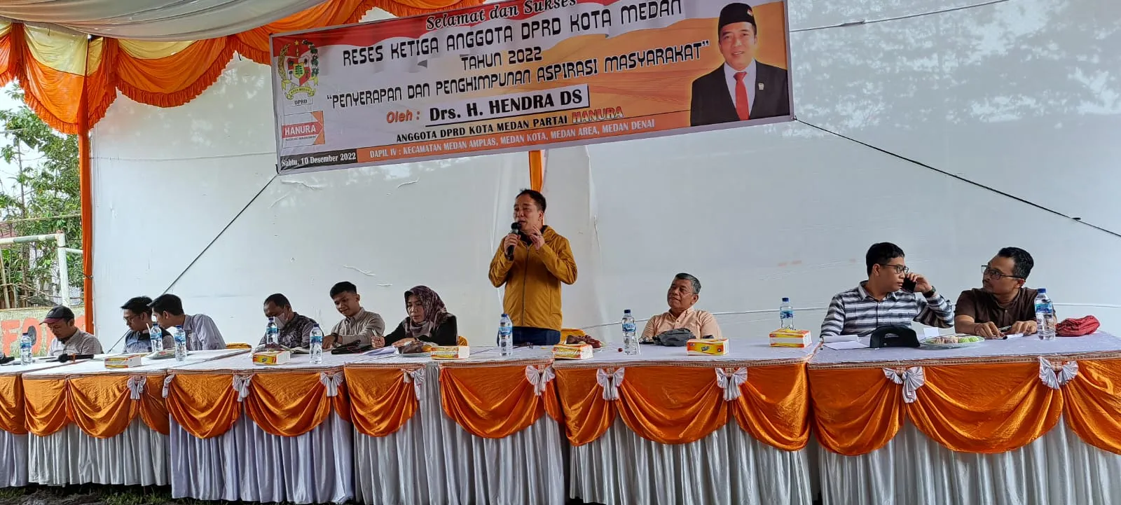 Reses Anggota DPRD Medan, Hendra DS Minta Kepling Pro Aktif Laporkan Masalah Drainase Ke Lurah