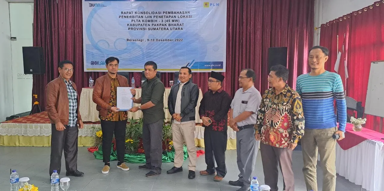 PLN Terima SK Ijin Penetapan Lokasi Pembangunan PLTA Kumbih-3
