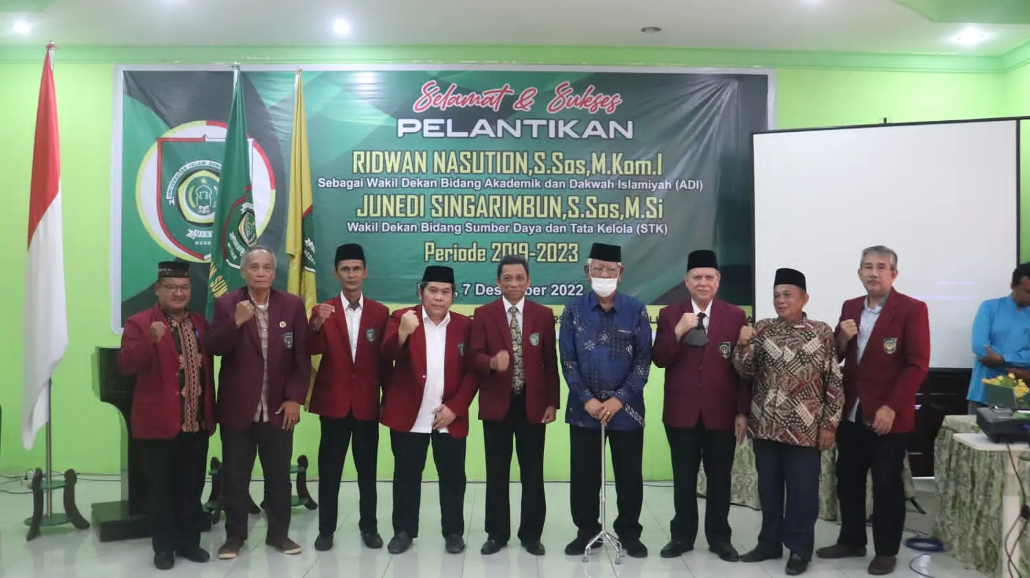 Rektor Lantik WD FISIP UISU