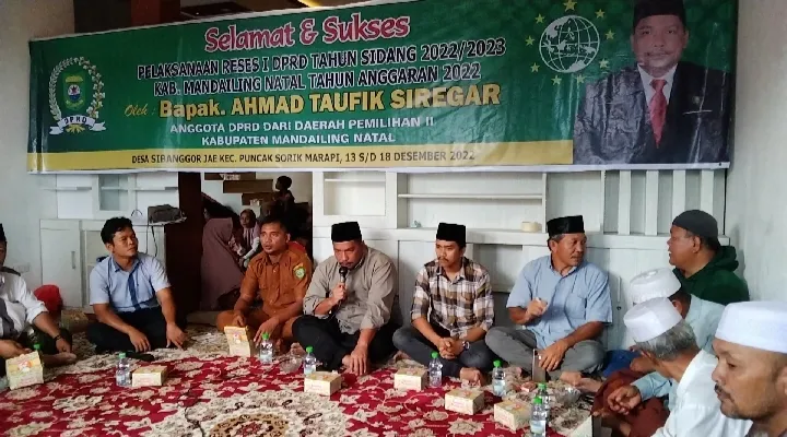 Ahmad Taufik Siregar Serap<br>Aspirasi Warga Sibanggor