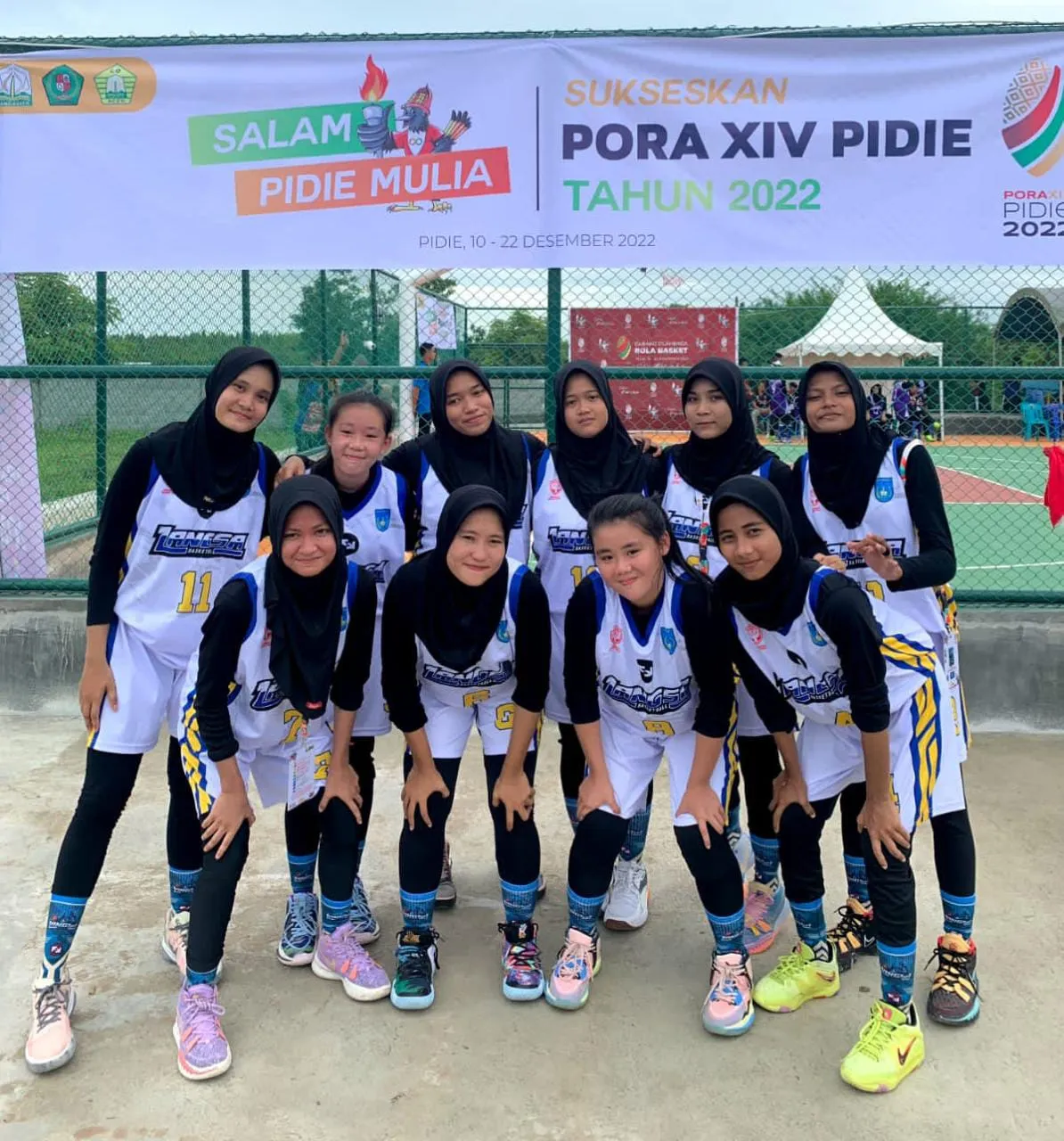 Taklukkan Tuan Rumah, Tim Basket Putri Langsa Semifinal Pora