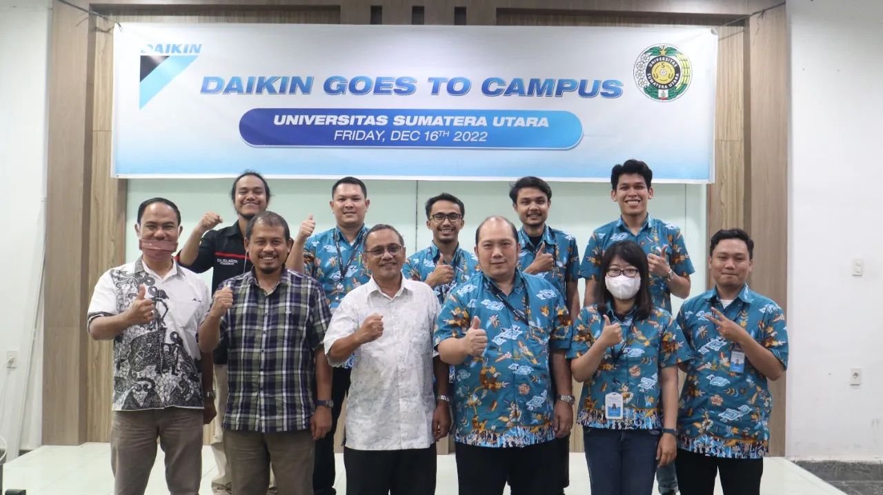 Bergulir Di USU, Daikin Goes To Campus Perkenalkan Inovasi Dan Karir Di Industri Refrigerasi