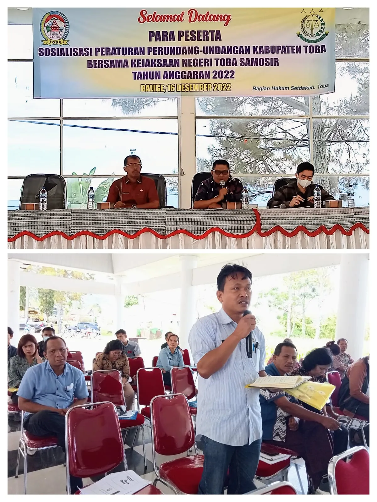 Pemkab Toba Gelar Sosialisasi Peraturan Perundang-undangan Bersama Kejari Tobasa