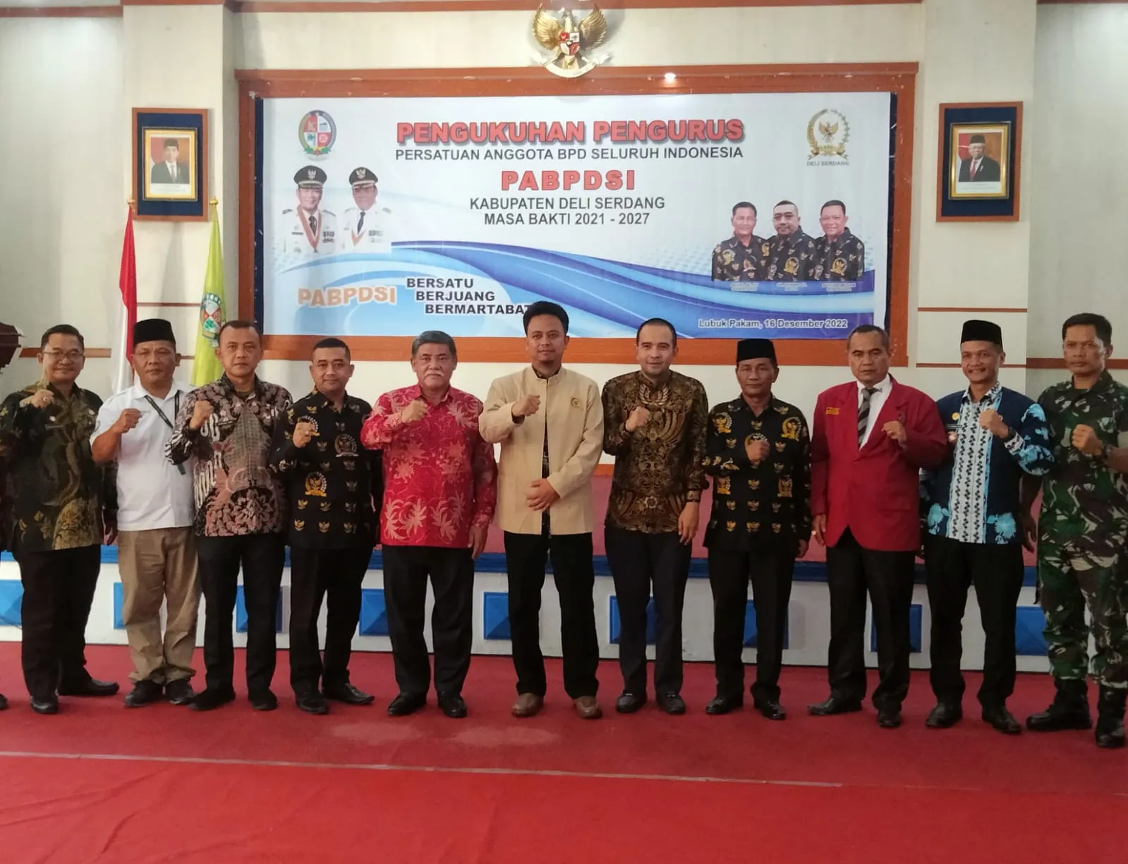 Pengurus PABPDSI Deliserdang Dikukuhkan