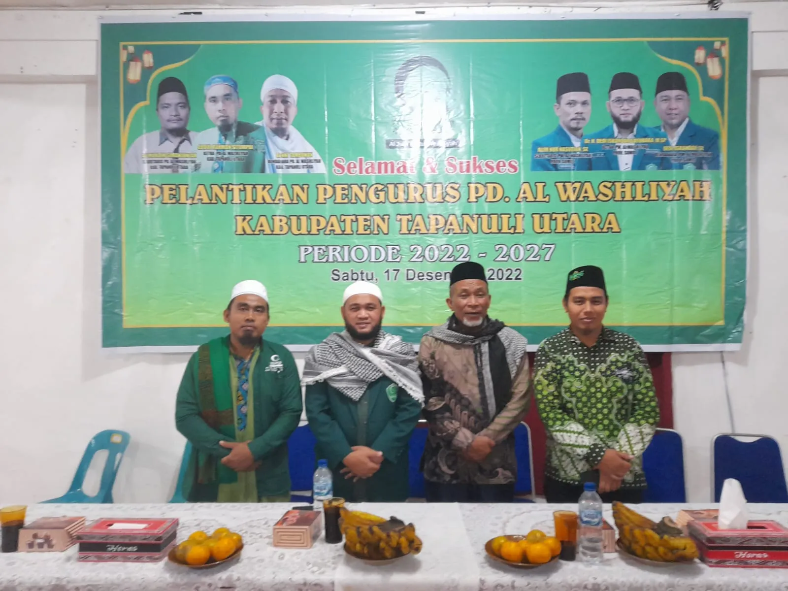 Dedi Iskandar Batubara Lantik Dan Kukuhkan PD Al Washliyah Tapanuli Utara