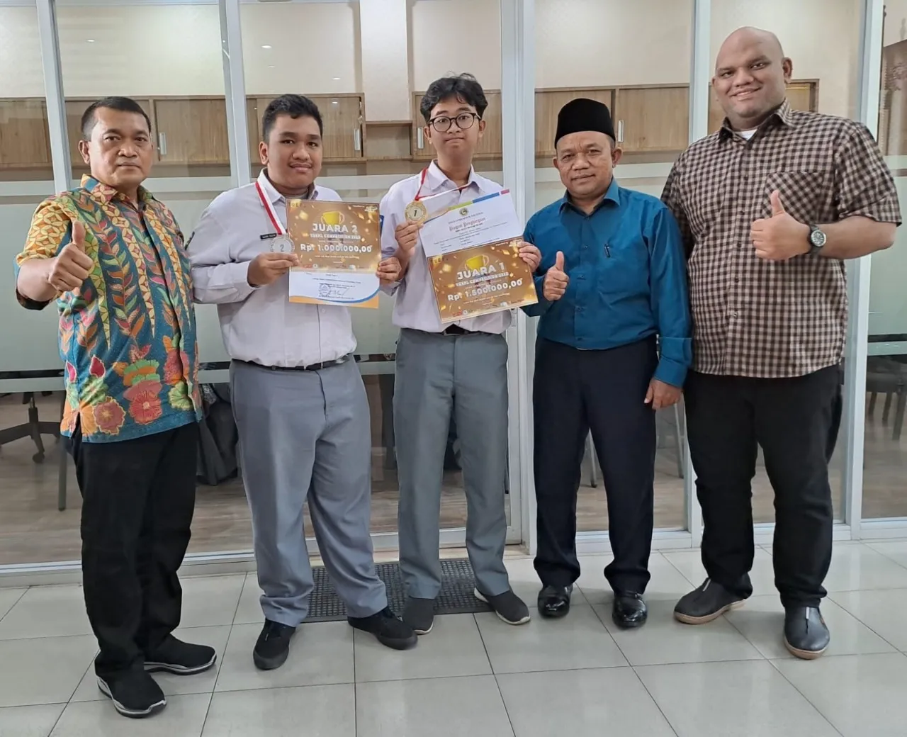Siswa SMA Harapan Medan Juara Toefl Competition Tingkat Sumut