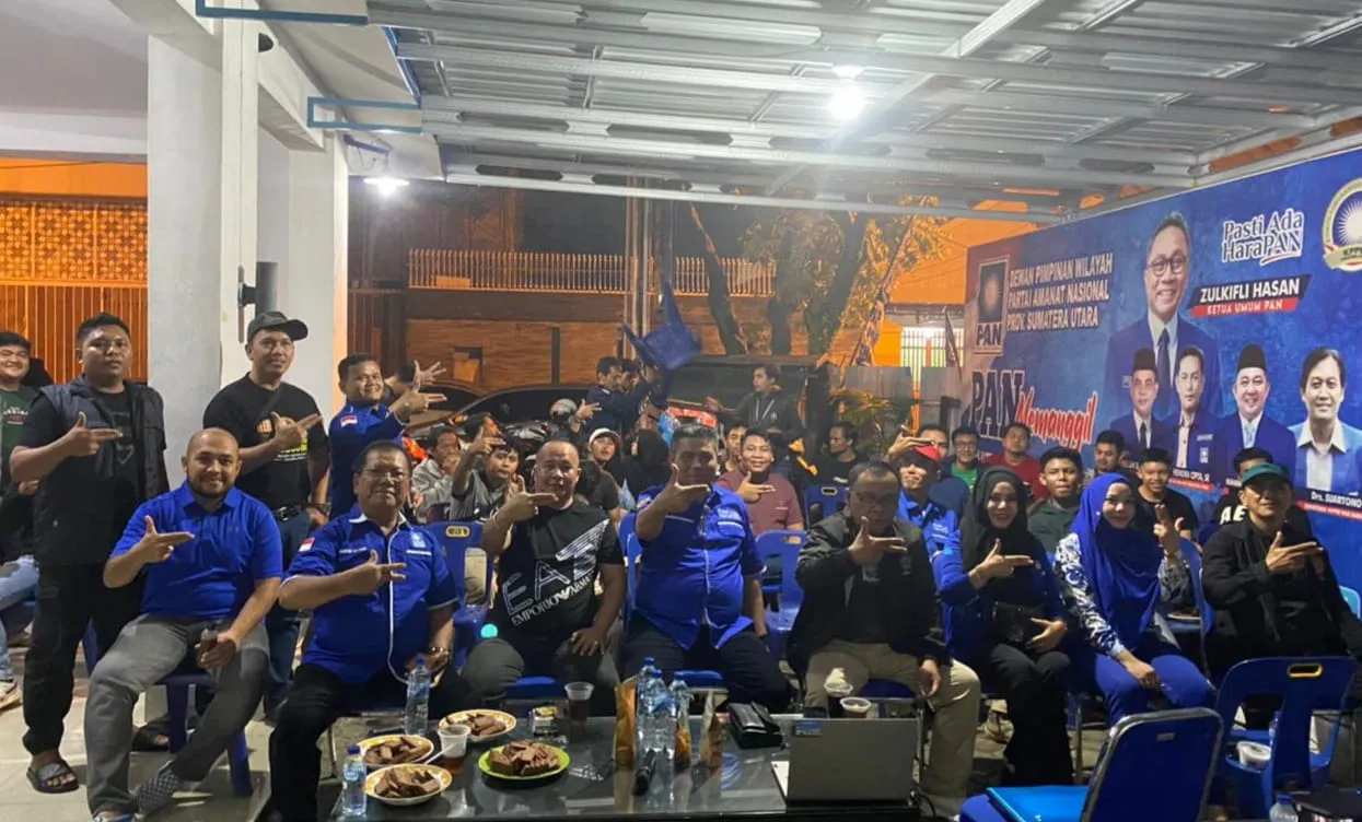 PAN Sumut Berfastabiqul Khairat Lewat Nobar Final PD 2022