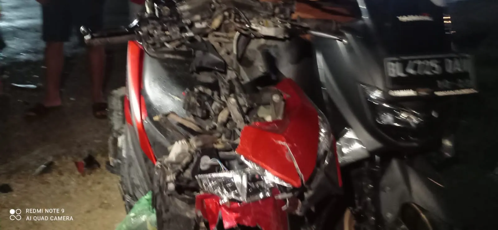 Saling Bertabrakan, Dua Pengendara Sepedamotor Meninggal