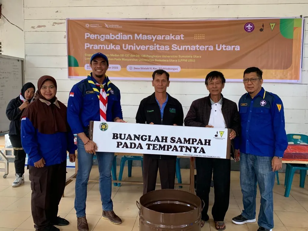 Pengabdian Masyarakat Pramuka USU Dorong SDG’s Desa Silalahi II