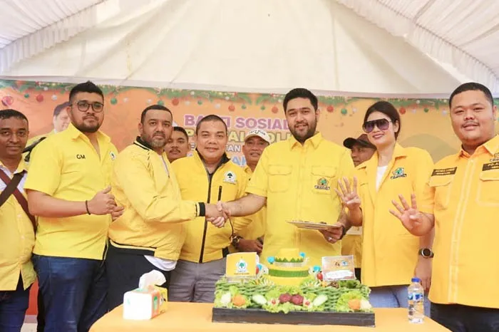 Partai Golkar Medan Polonia Syukuran Dan Bagikan Sembako
